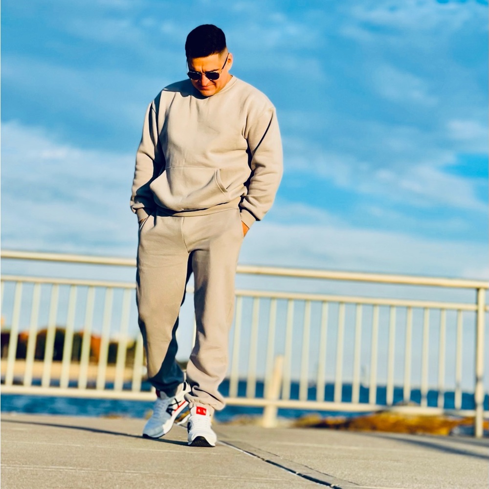 Unisex, crewneck sweatset, cotton